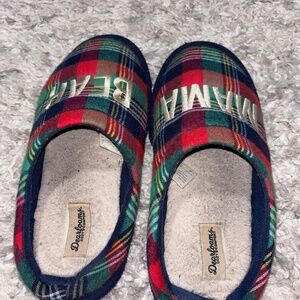 Women’s slippers dearfoams size medium